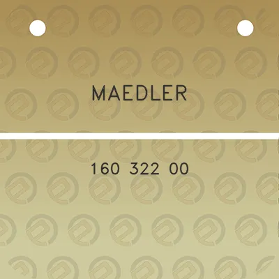 maedler-160-322-00