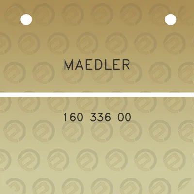 maedler-160-336-00