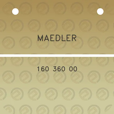 maedler-160-360-00