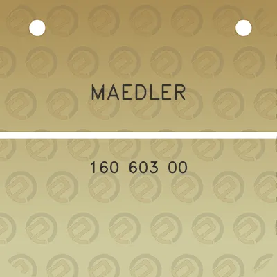 maedler-160-603-00