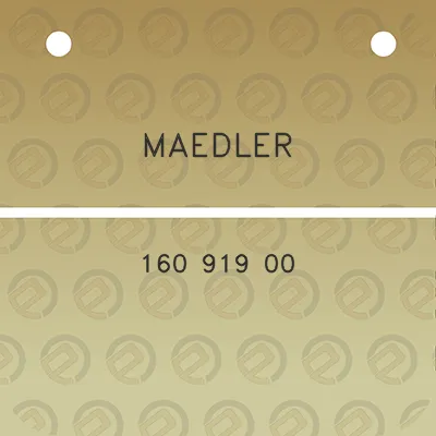 maedler-160-919-00