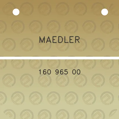 maedler-160-965-00