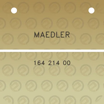 maedler-164-214-00