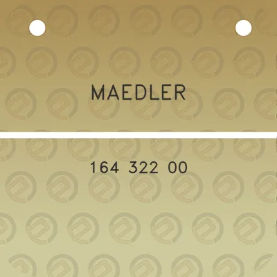 maedler-164-322-00