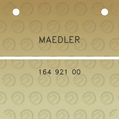 maedler-164-921-00