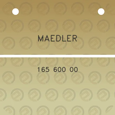 maedler-165-600-00