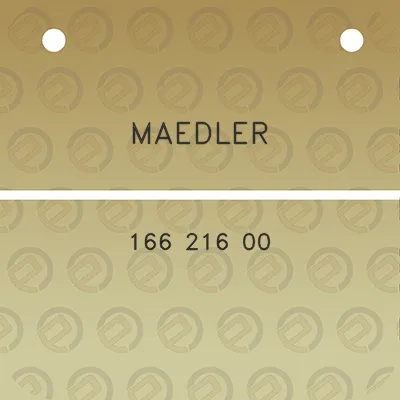 maedler-166-216-00