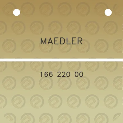 maedler-166-220-00