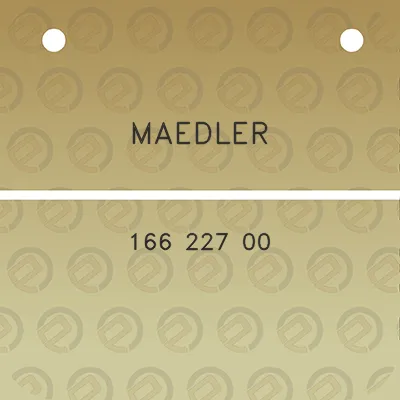 maedler-166-227-00