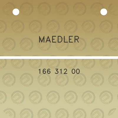 maedler-166-312-00