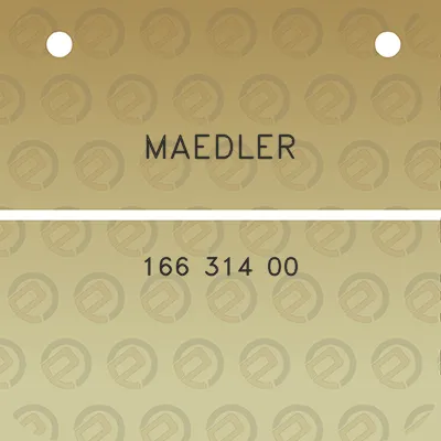 maedler-166-314-00