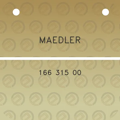 maedler-166-315-00