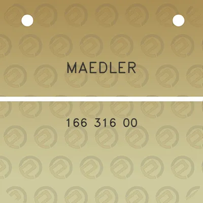 maedler-166-316-00