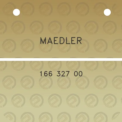 maedler-166-327-00