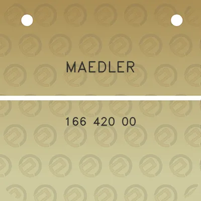 maedler-166-420-00