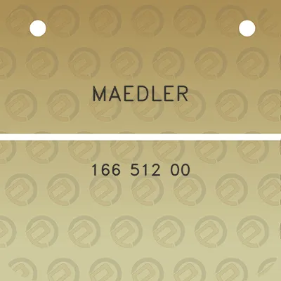 maedler-166-512-00