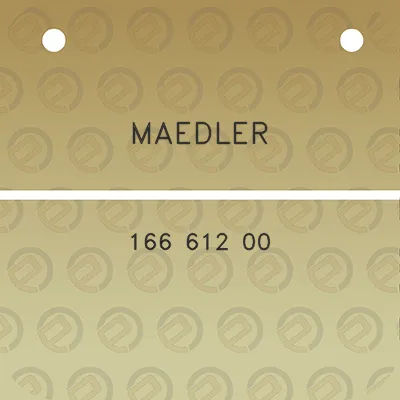 maedler-166-612-00