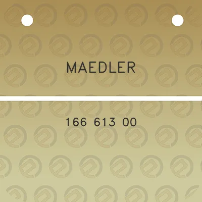 maedler-166-613-00