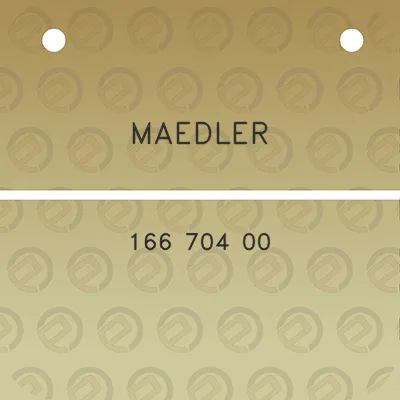 maedler-166-704-00