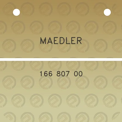 maedler-166-807-00