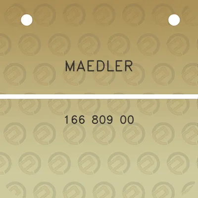 maedler-166-809-00