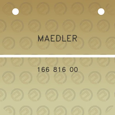 maedler-166-816-00