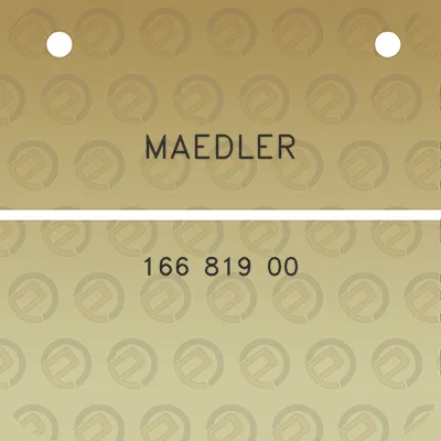 maedler-166-819-00