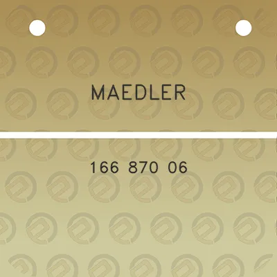 maedler-166-870-06