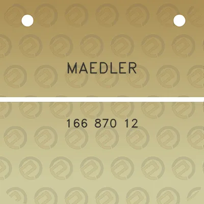 maedler-166-870-12