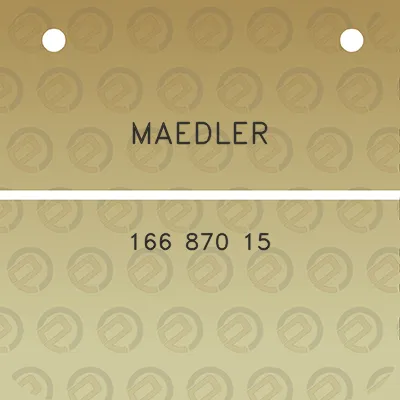 maedler-166-870-15