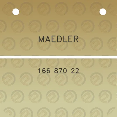 maedler-166-870-22