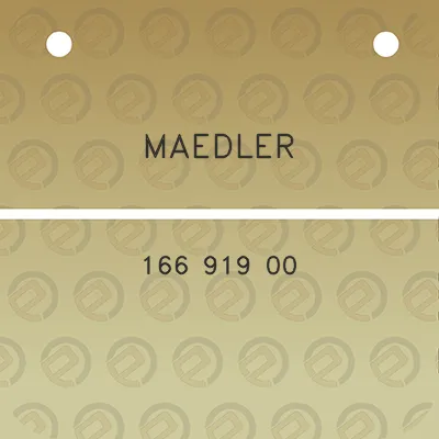 maedler-166-919-00