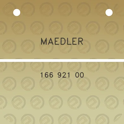 maedler-166-921-00