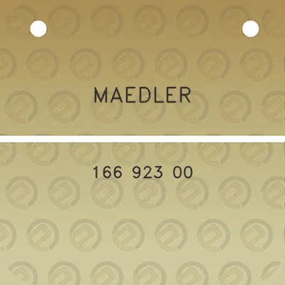 maedler-166-923-00