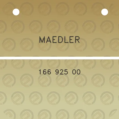 maedler-166-925-00