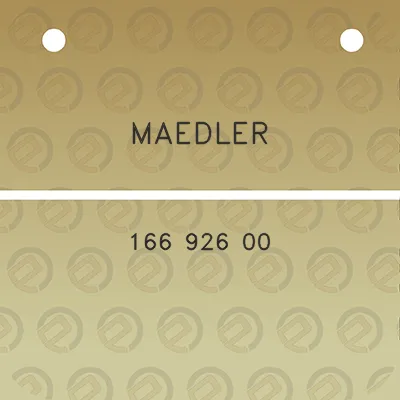 maedler-166-926-00