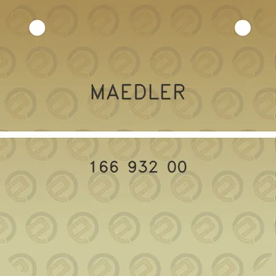 maedler-166-932-00