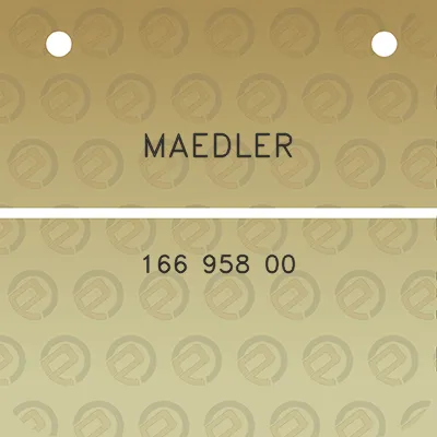 maedler-166-958-00