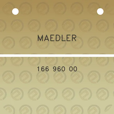 maedler-166-960-00