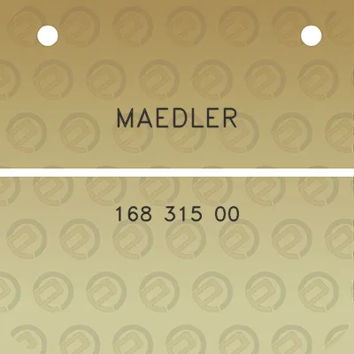 maedler-168-315-00