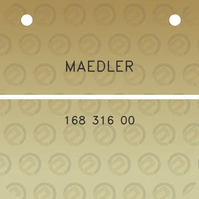 maedler-168-316-00