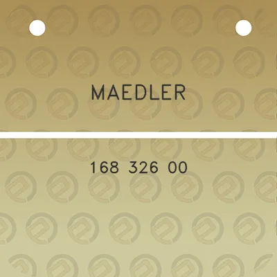 maedler-168-326-00