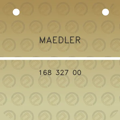 maedler-168-327-00