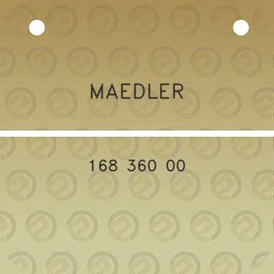 maedler-168-360-00