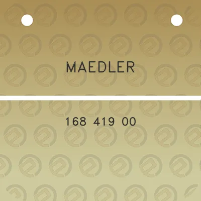 maedler-168-419-00