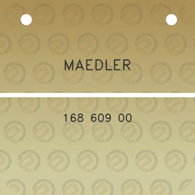 maedler-168-609-00