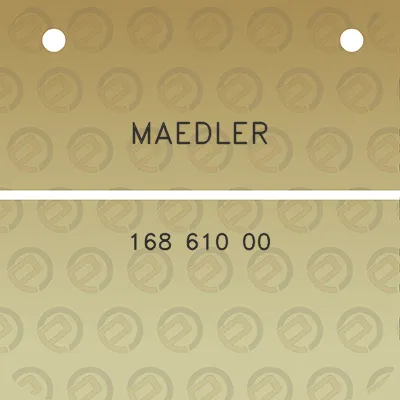 maedler-168-610-00