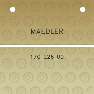 maedler-170-226-00