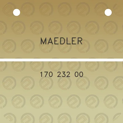 maedler-170-232-00