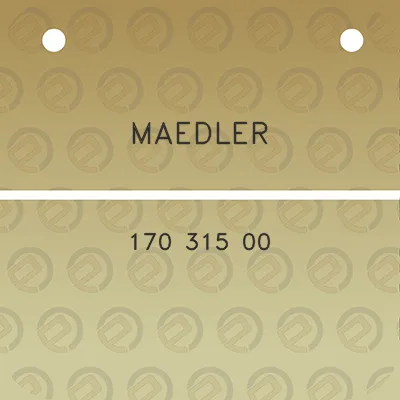 maedler-170-315-00